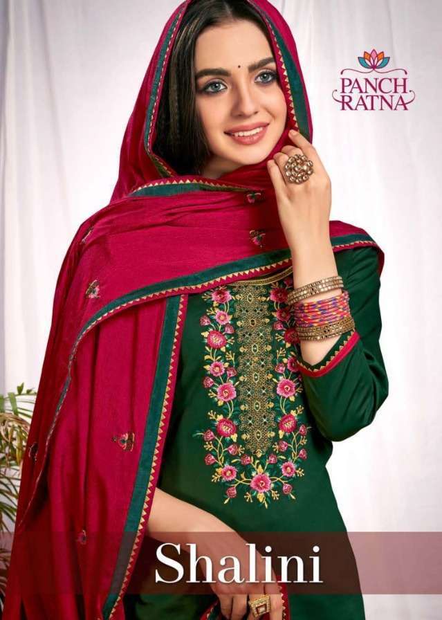 panch ratna shalini series 11791-11795 jam silk suit 