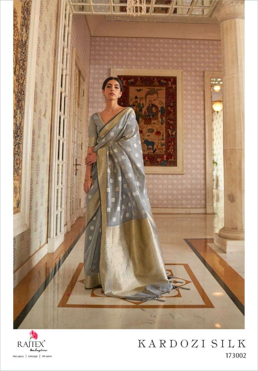 RAJTEX KARDOZI SILK DESIGNER PURE MODAL WEAVING SAREEs 