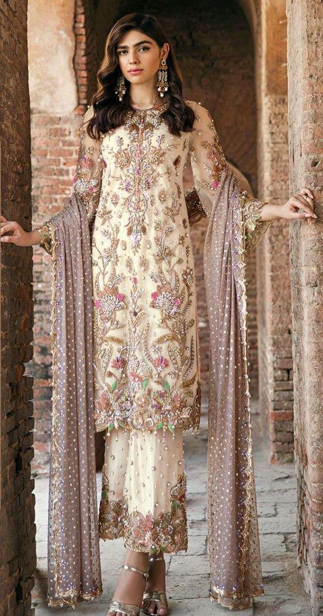 ramsha r-406 nx faux georgette embroidery suit 