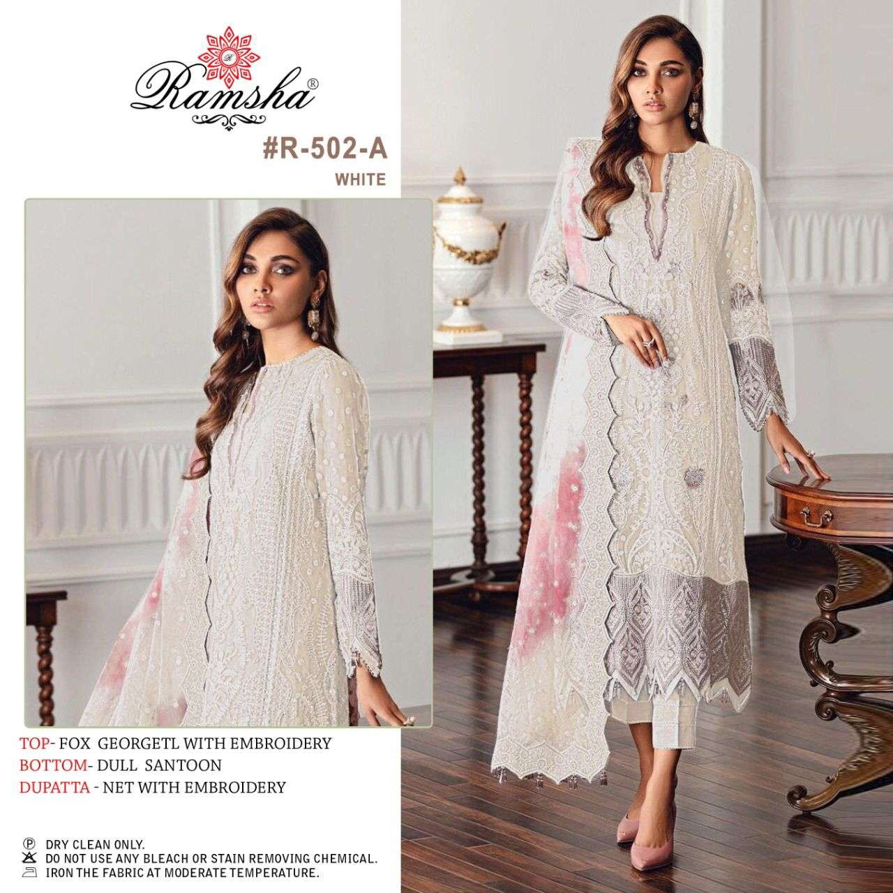 RAMSHA R-502 nx DESIGNER GEORGETTE SUIT 