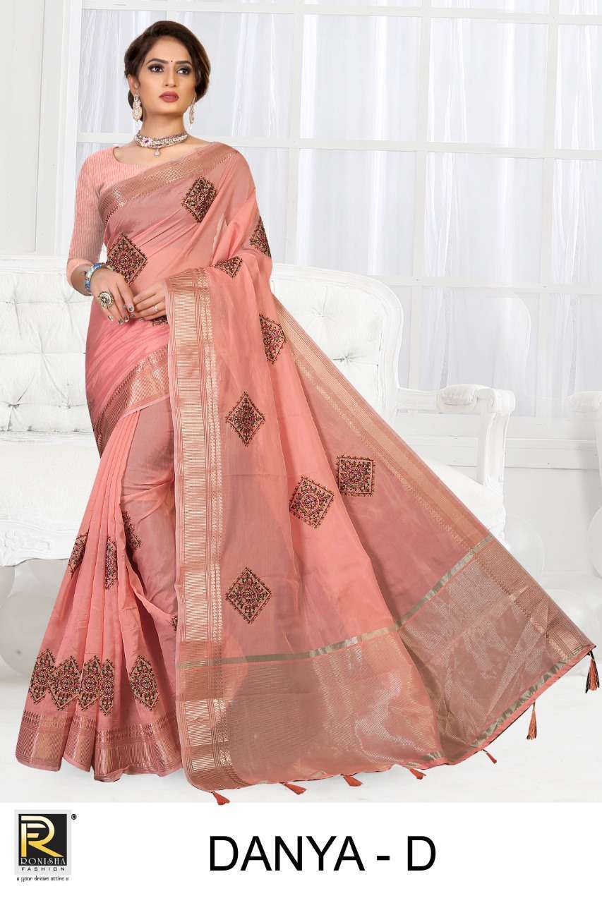 ranjna saree Danya organza silk saree