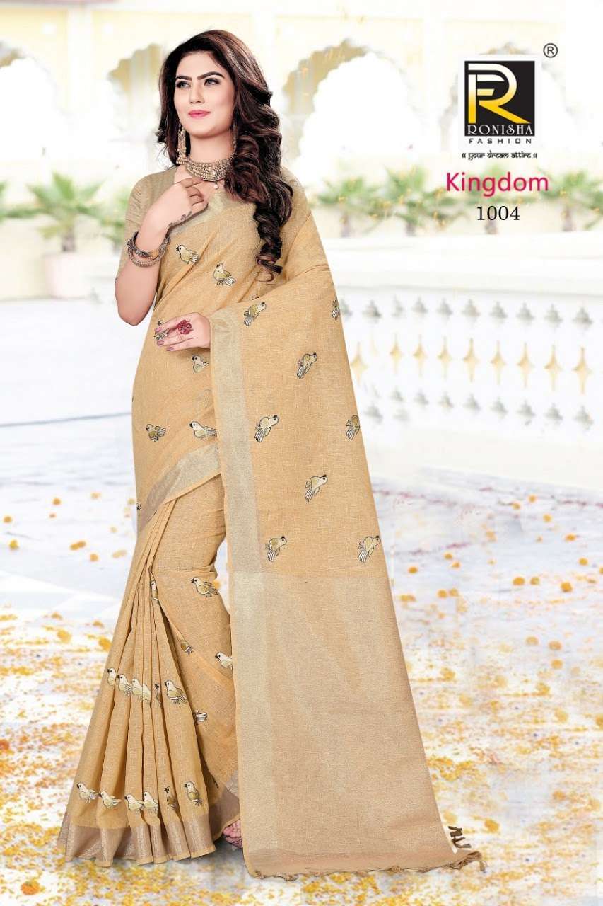 Ranjna saree Kingdom vol-2 series 1001-1006 cotton silk saree