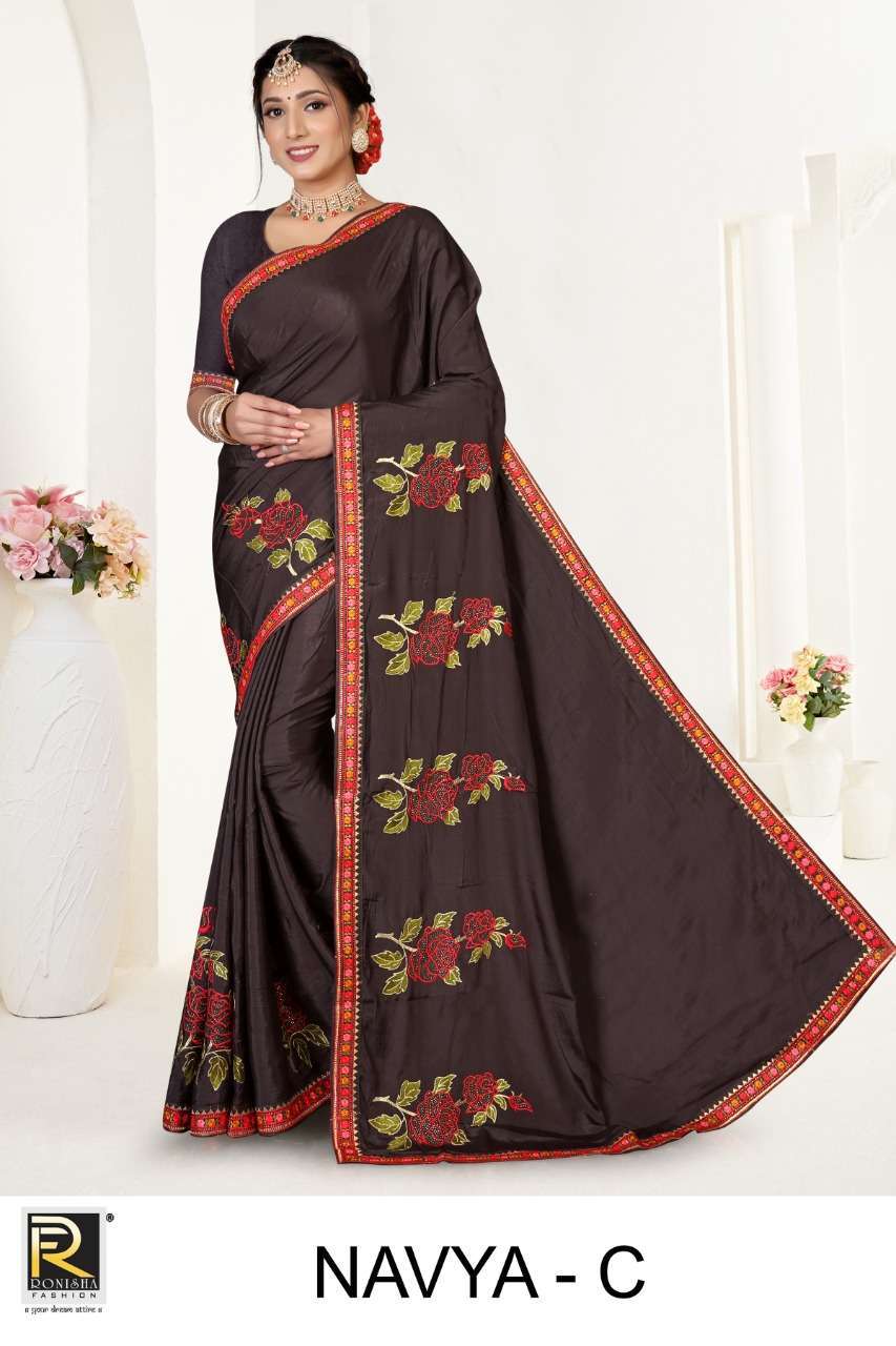 Ranjna saree Navya crape silk saree