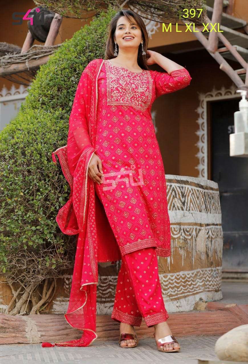 s4u 397 design combo set of readymade suits