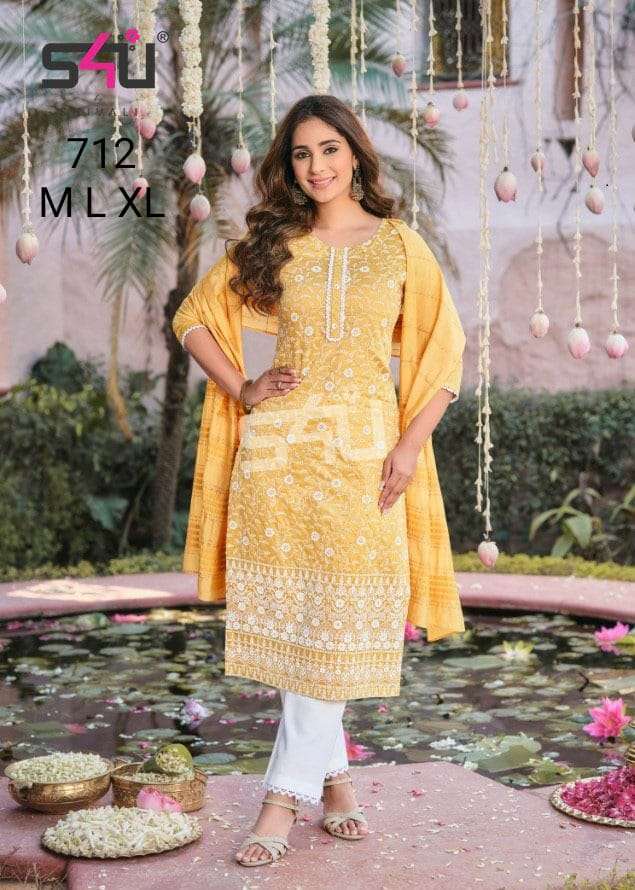 s4u 712 design combo set of readymade suits 