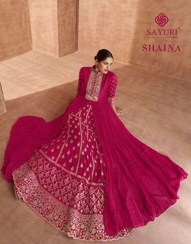 sayuri shaina series 136 real georgette suit 