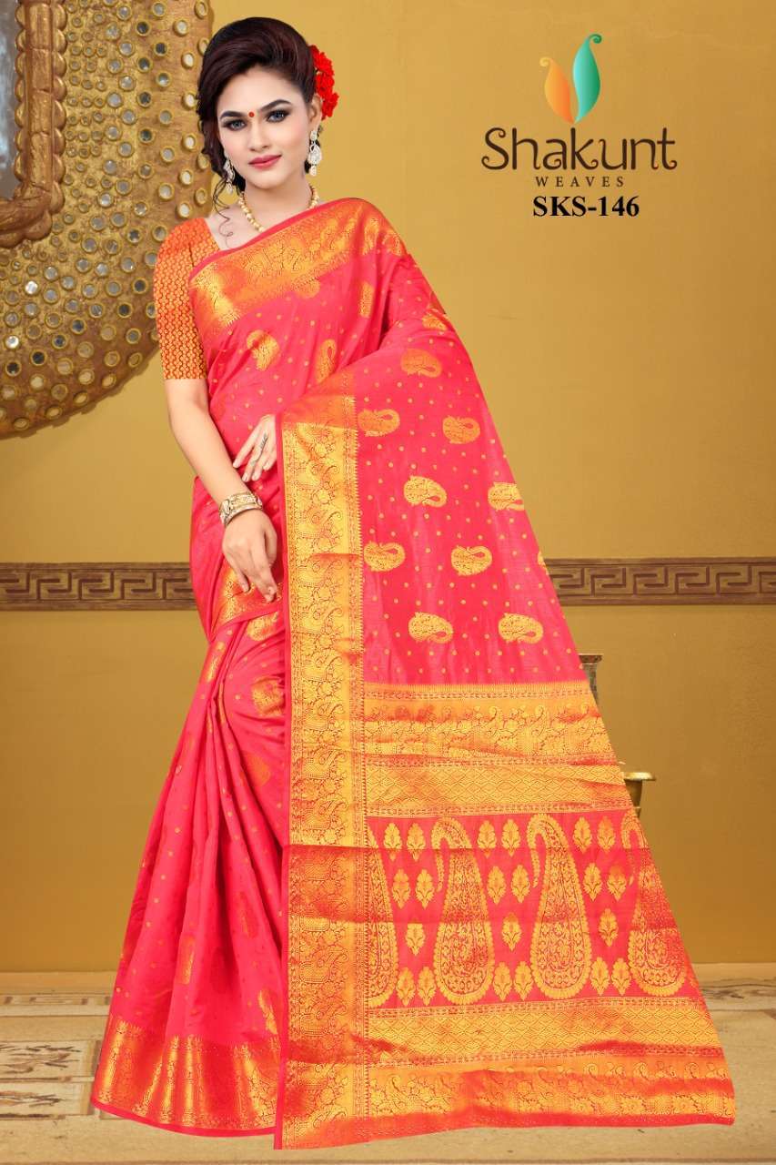 shakunt weaves sks-pure-2113 pure art silk saree
