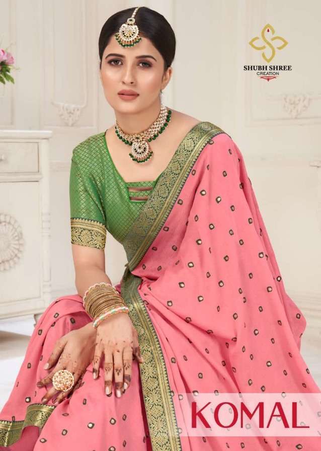 shubh shree creation komal series 1001-1012 Vichitra saree