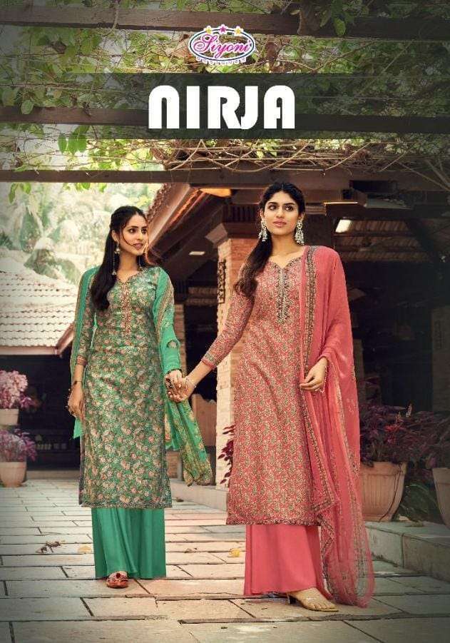 siyoni nirja series 28001-28008 pure jam cotton suit 