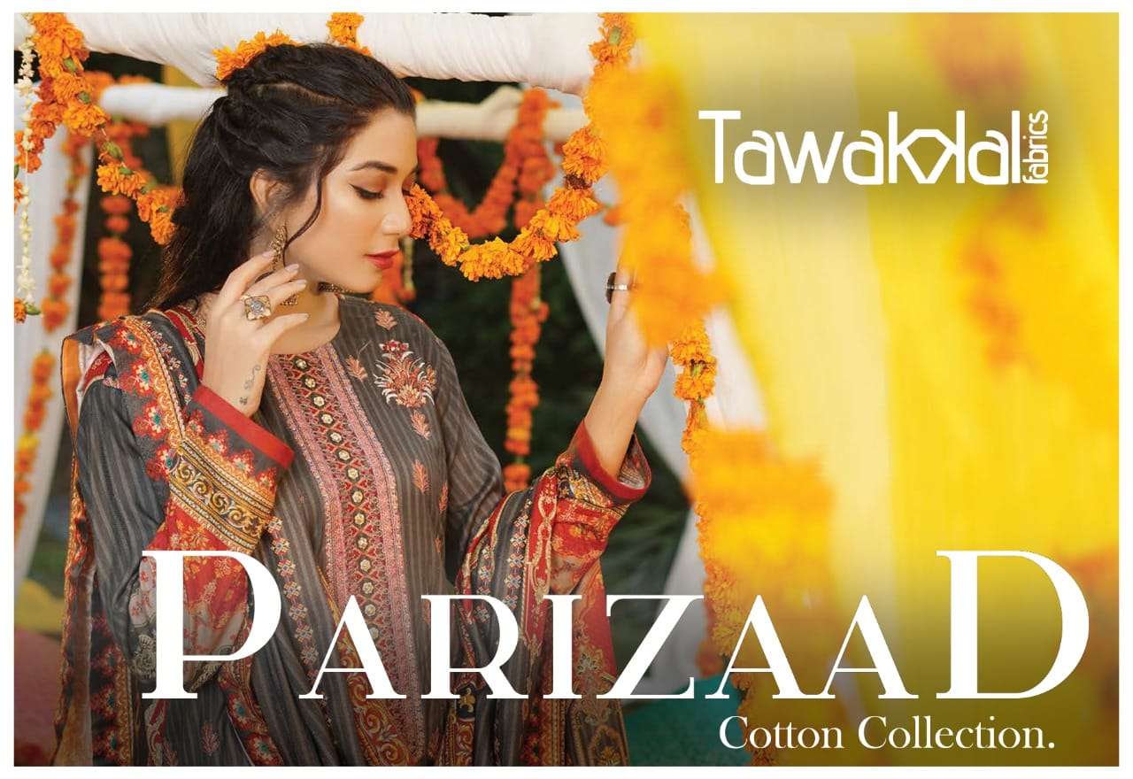 Tawakkal Parizaad Cotton Collection series 01-10 Pure Cotton suit