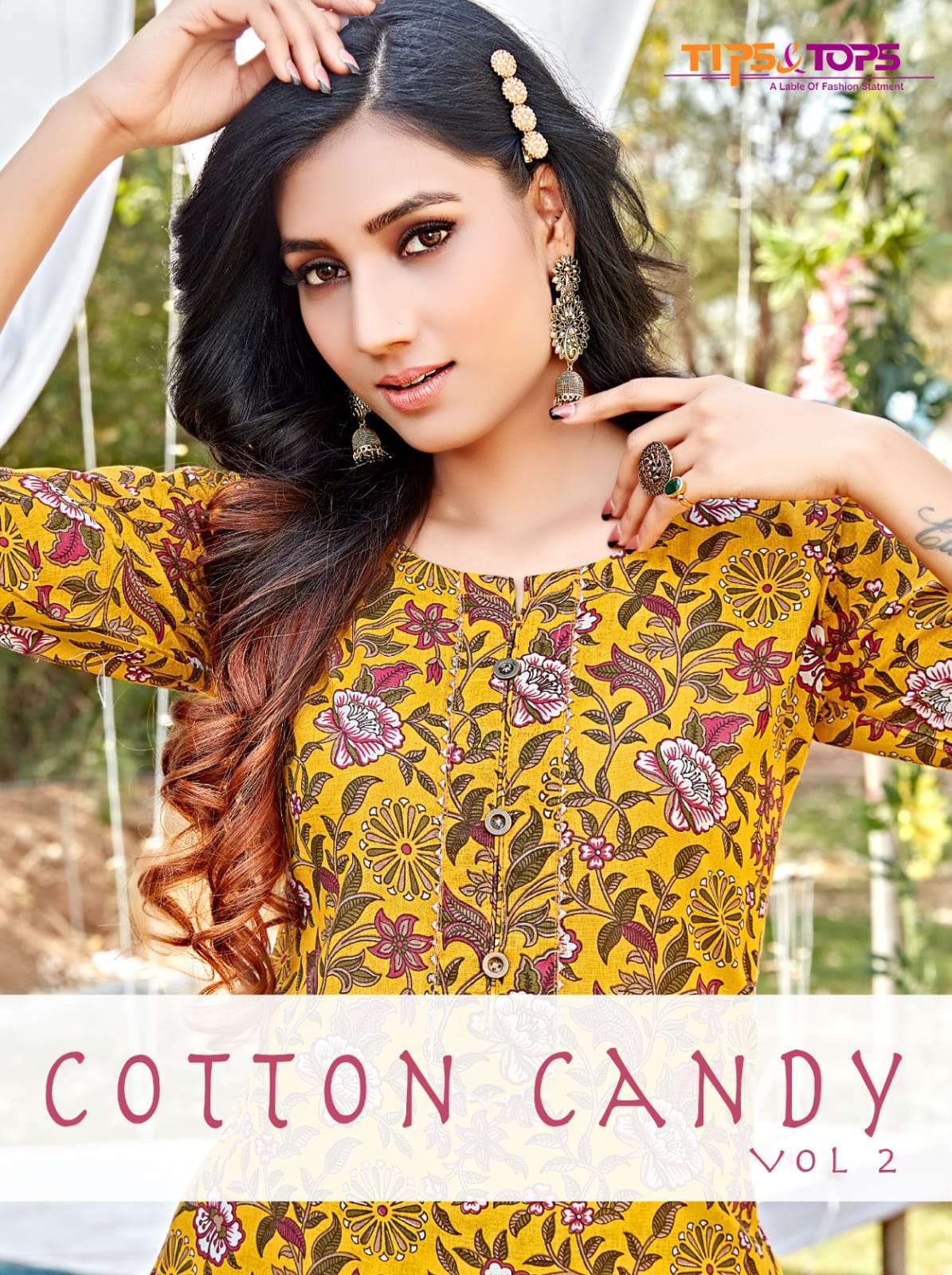 tips & tops cotton candy vol 2 series 2001-2006 Cotton Print kurti