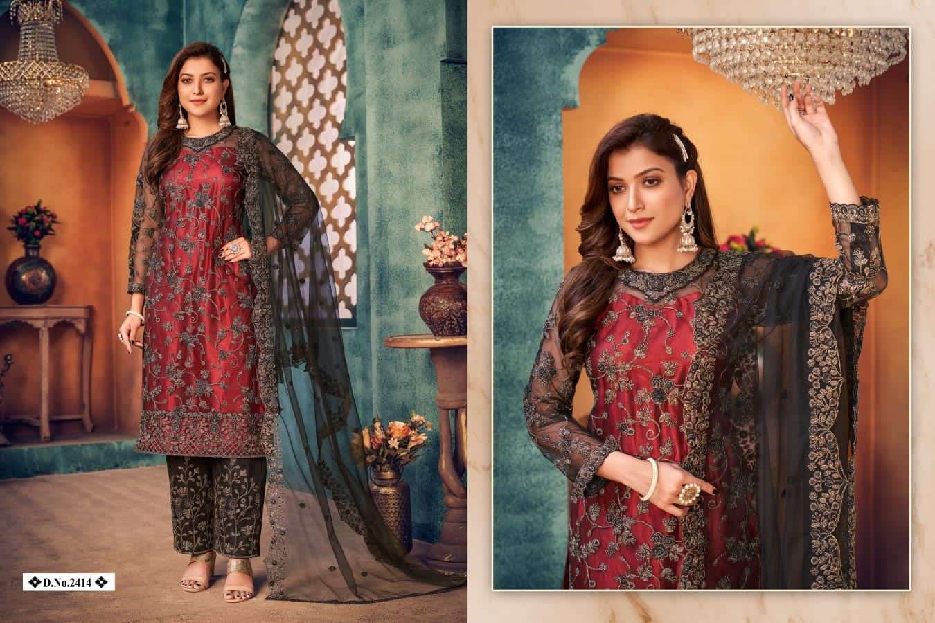 twisha vol 24 series 2411-2414 net with heavy work suit