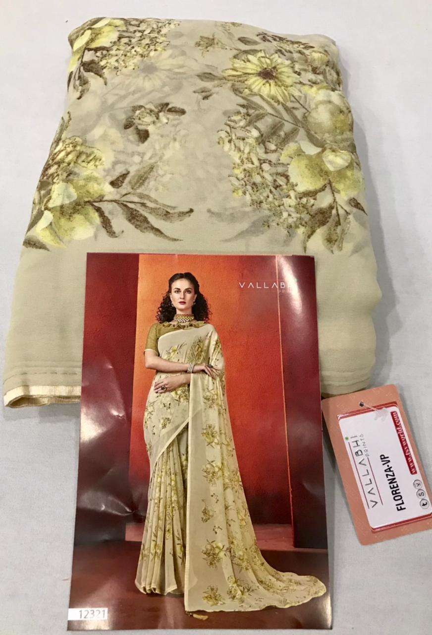 VALLABHI FLORENZAA DESIGNER GEORGETTE SAREE 