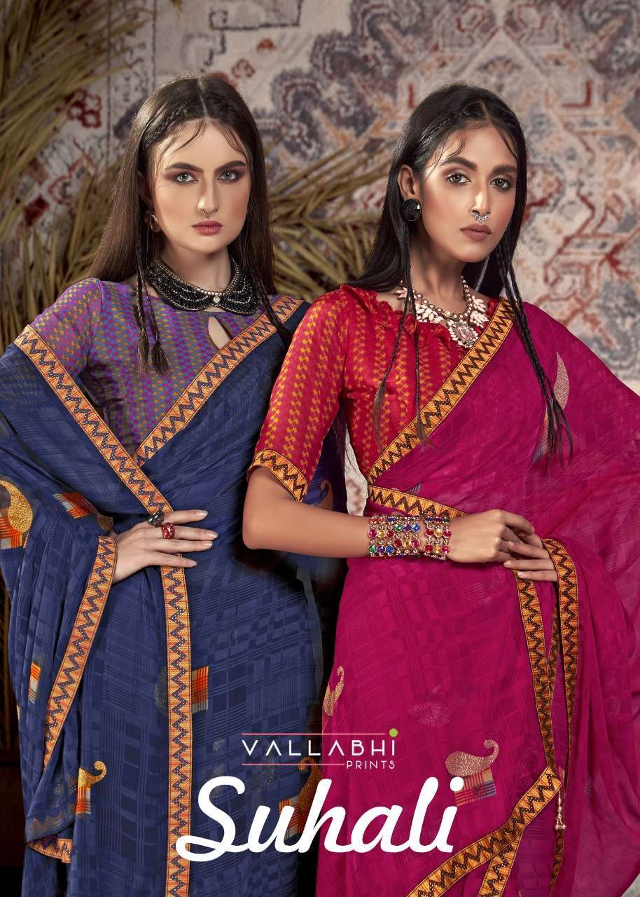 vallabhi suhali series 14941-14948 Weightless Print saree