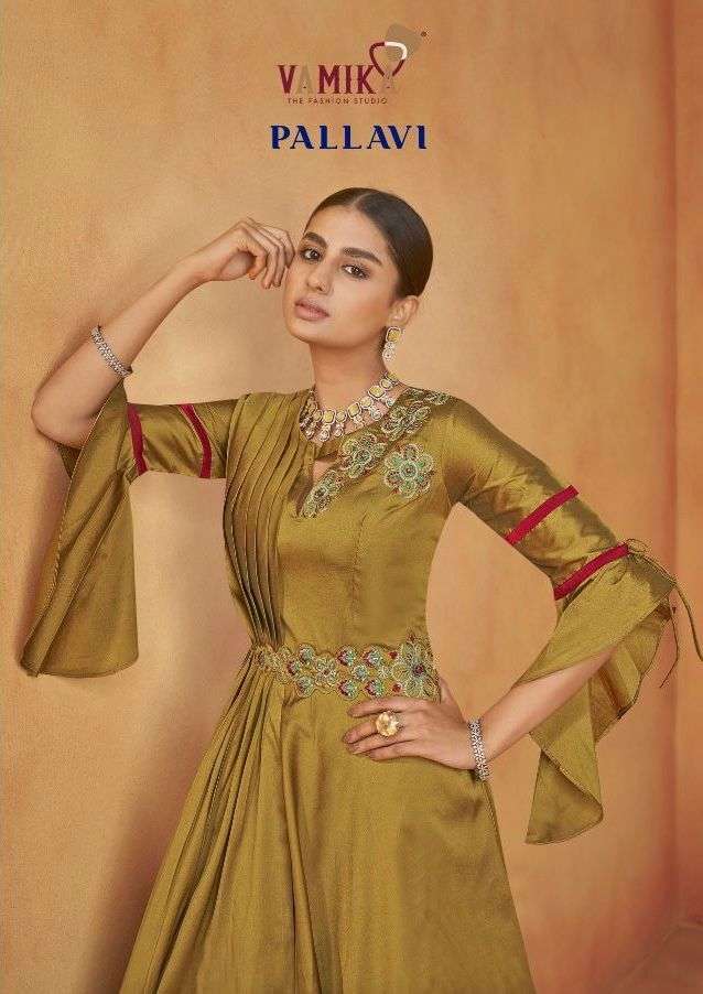 vamika pallavi vol 1 series 6001-6008 Soft Tapeta silk gown 