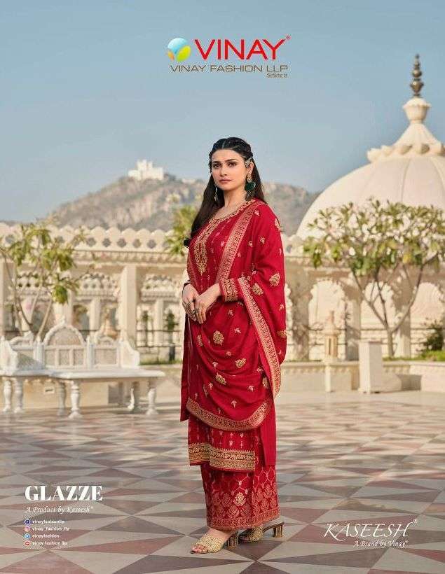 vinay fashion glazze series 16891-16897 dola jacquard suit 