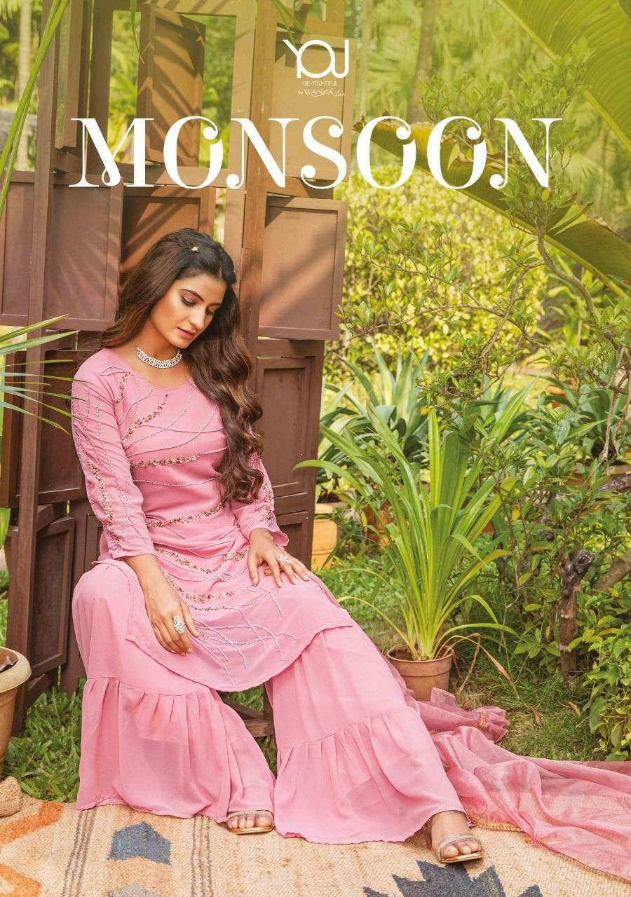 wanna monsoon series 01-04 Heavy Quality Georgette readymade suit 