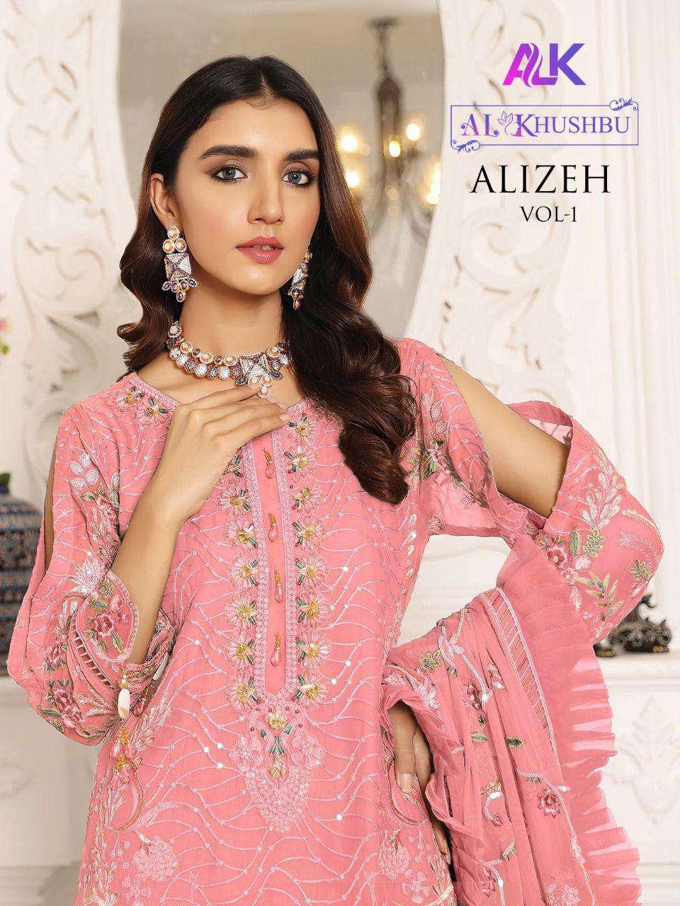 AL KHUSHBU ALIZEH VOL-1 DESIGNER GEORGETTE SUIT 