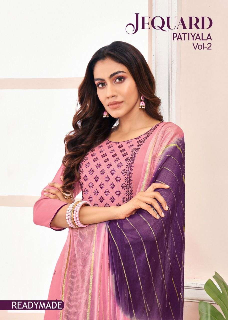 artio jequard patiyala vol 2 series 26000-26011 14 kg rayon readymade suit 