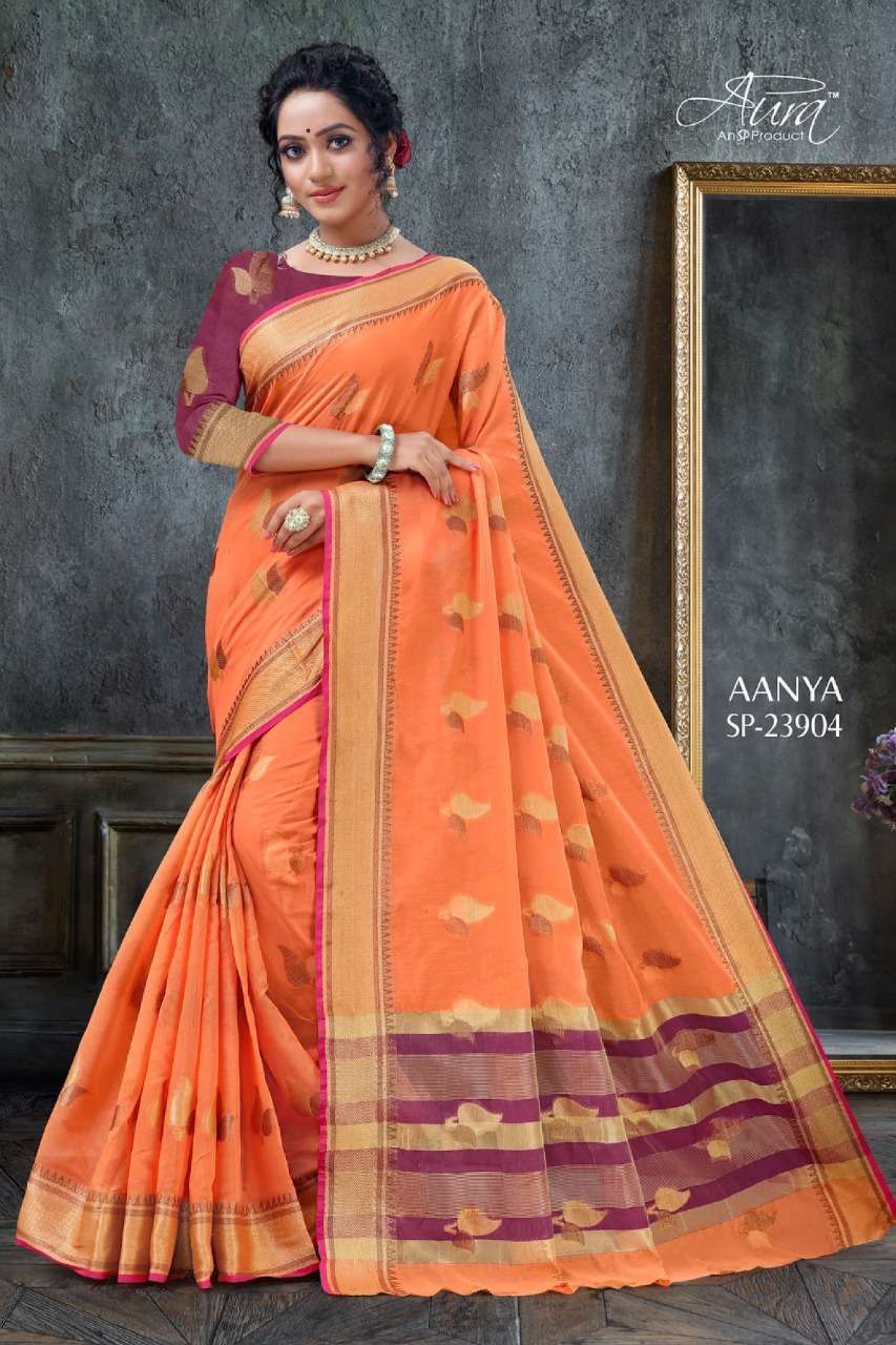 Ashika aanya series 01-06 soft cotton saree