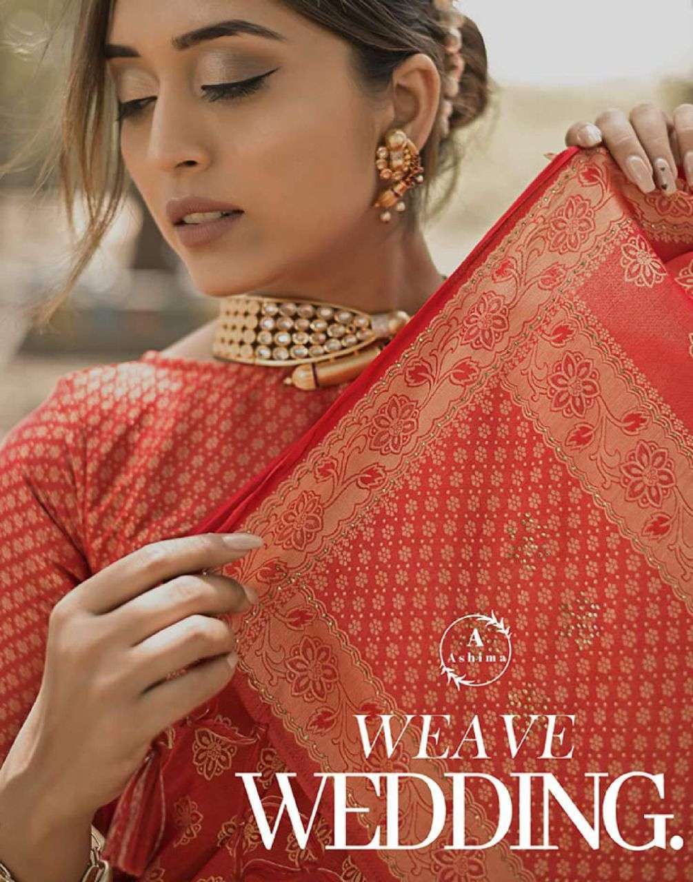 ashima weave wedding series 2501-2508 weaving saree