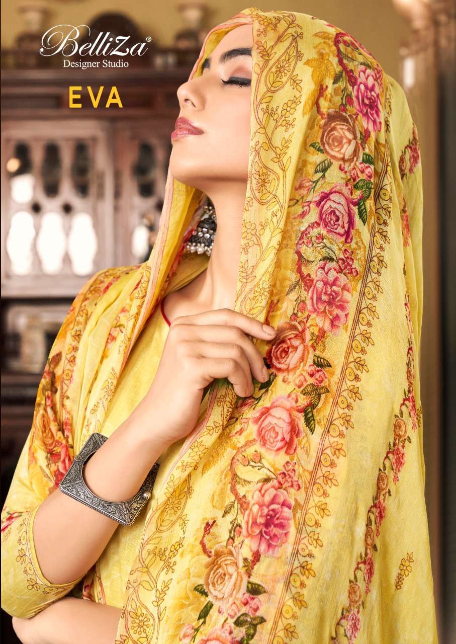 belliza eva series 507001-507010 pure cotton linen suit 