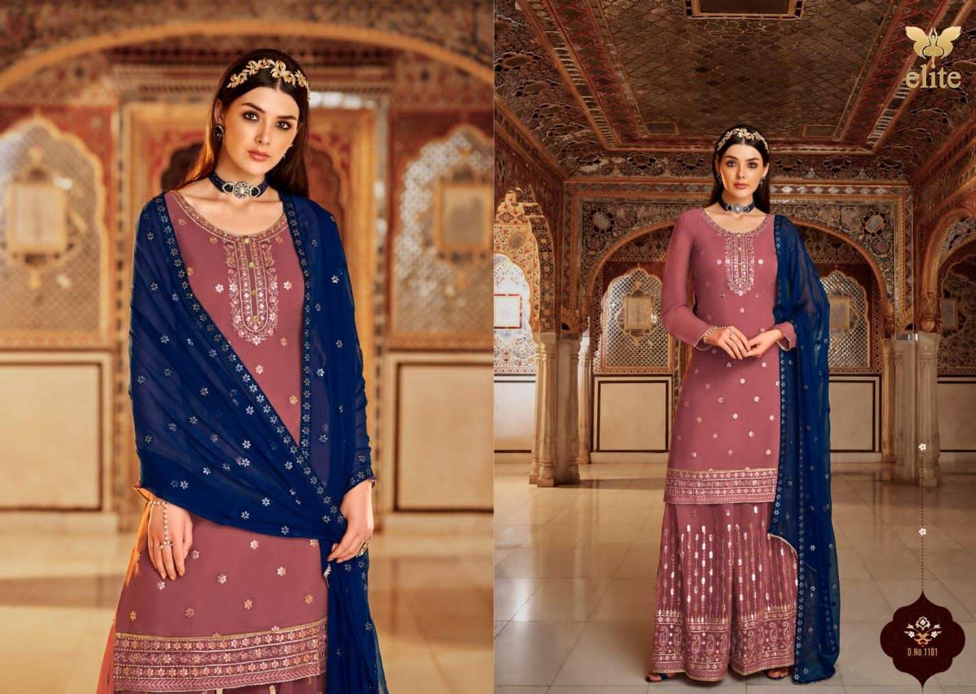 ELITE DESIGNER PURE VISCOSE GEORGETTE SUIT 