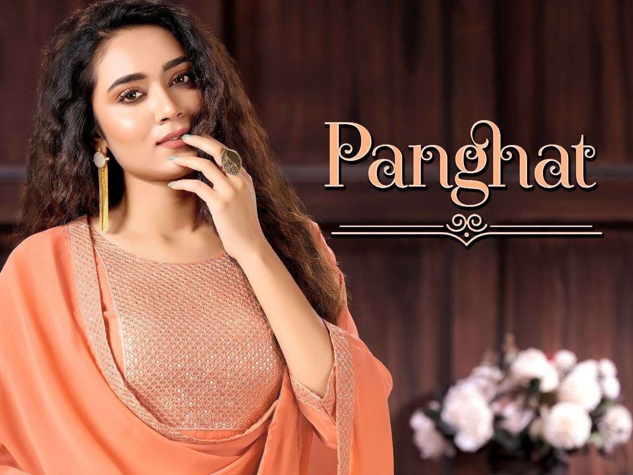 Gold panghat series 101-106 chiffon readymade suit 