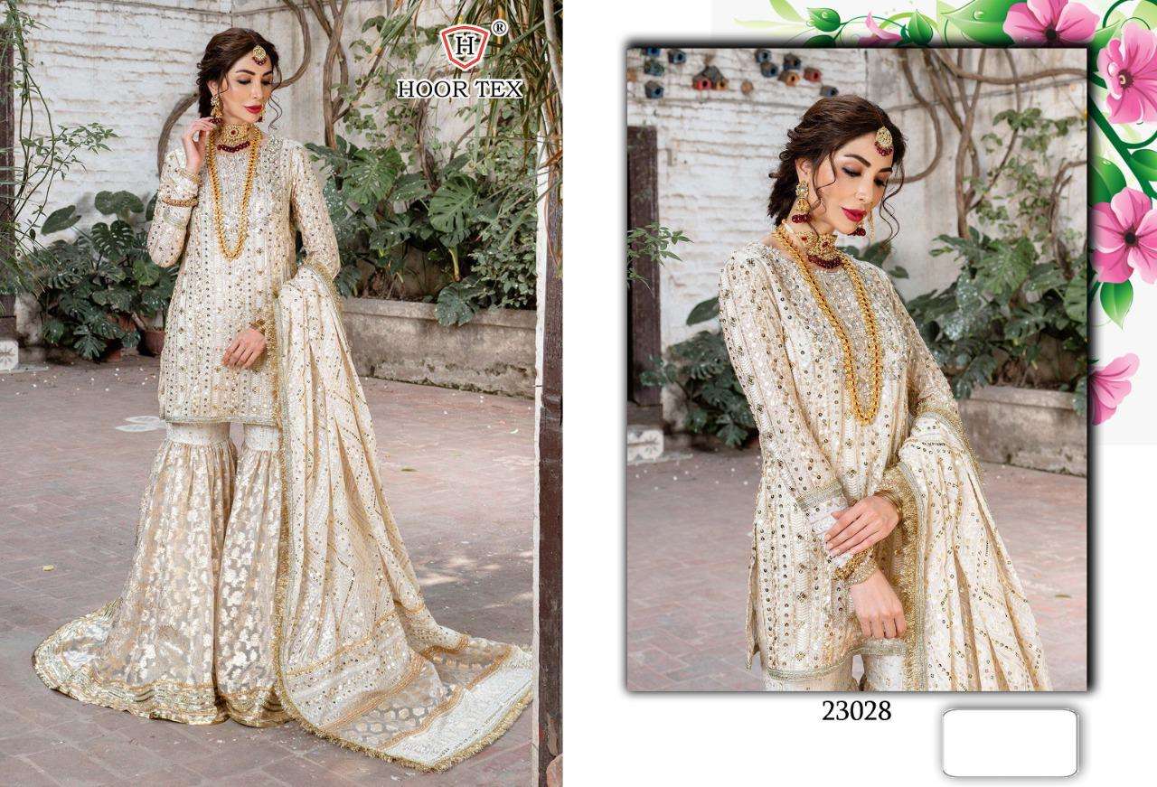 HOOR TEX 23028 DESIGNER HEAVY GEORGETTE SUIT 