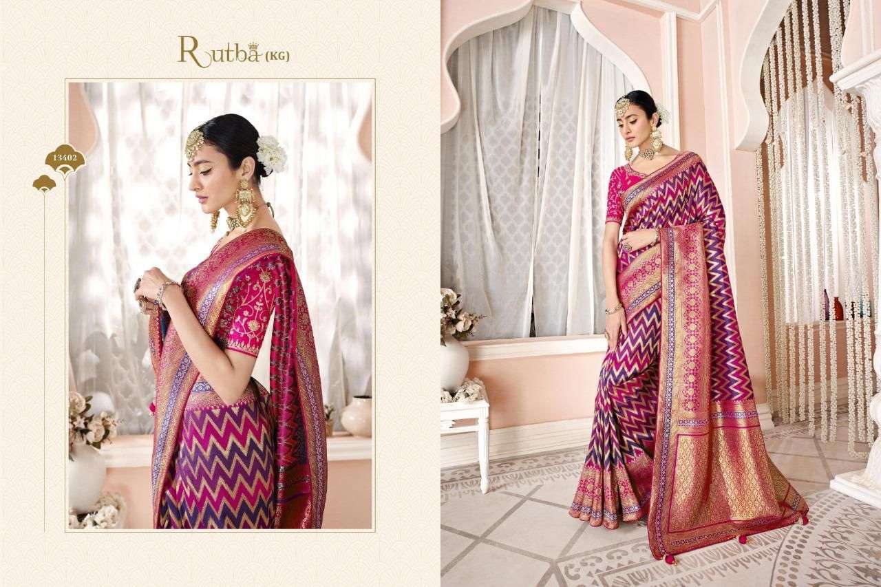 KRISHNA GOKUL RUTBA DESIGNER SILK VISCOSE SAREE 