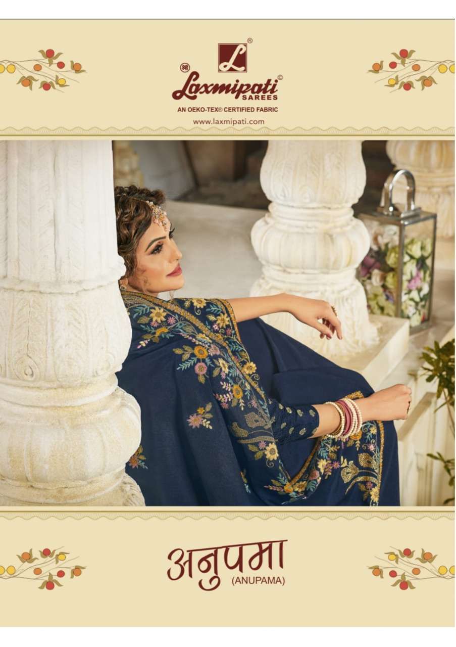 laxmipati anupama series 7238- 7253 fancy fabric saree