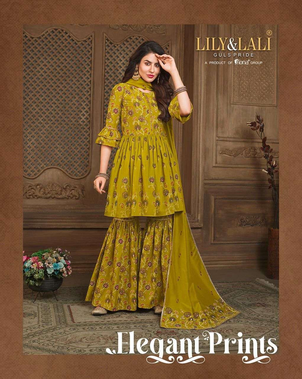 Lily & Lali elegant prints series 9011-9014 pure muslin readymade suit