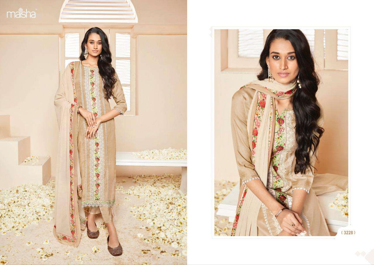 MAISHA MARIA DESIGNER SOFT SILK READYMADE SUIT 