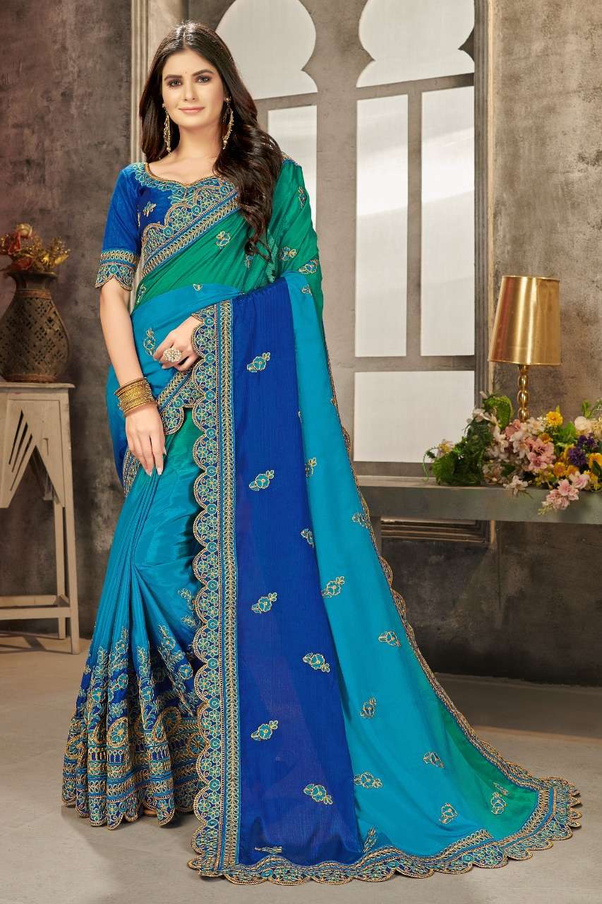 MANOHARI DESIGNER CHIFFON SAREE 