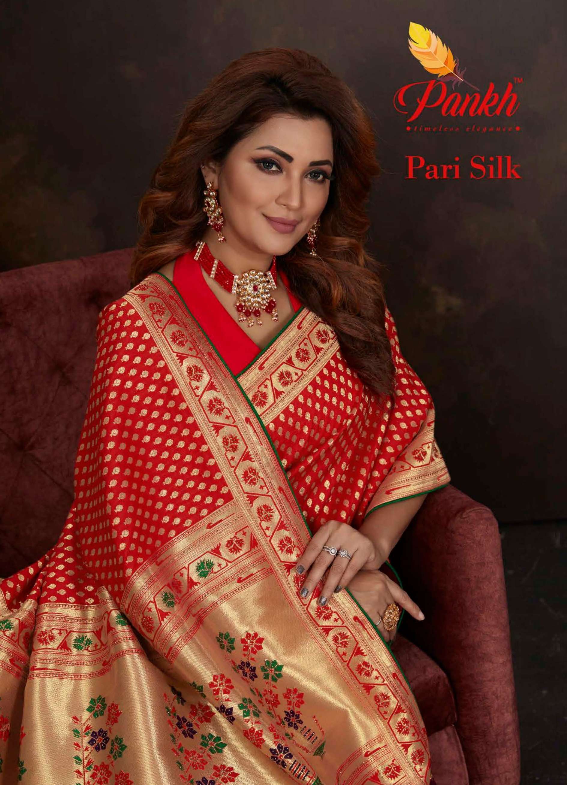 pankh pari silk series 2601-2607 silk saree