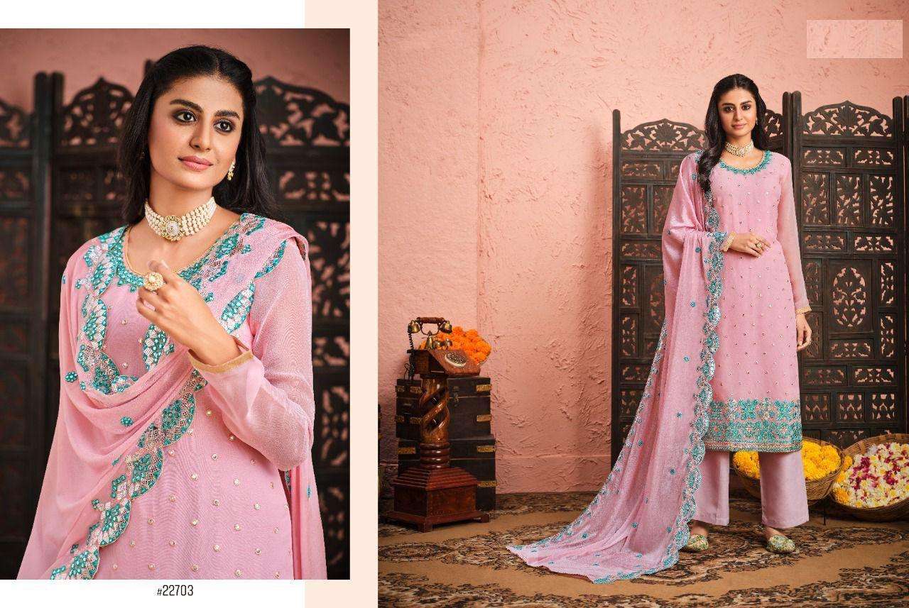 RAKS DESIGNER GEORGETTE NON CATALOG SUIT 