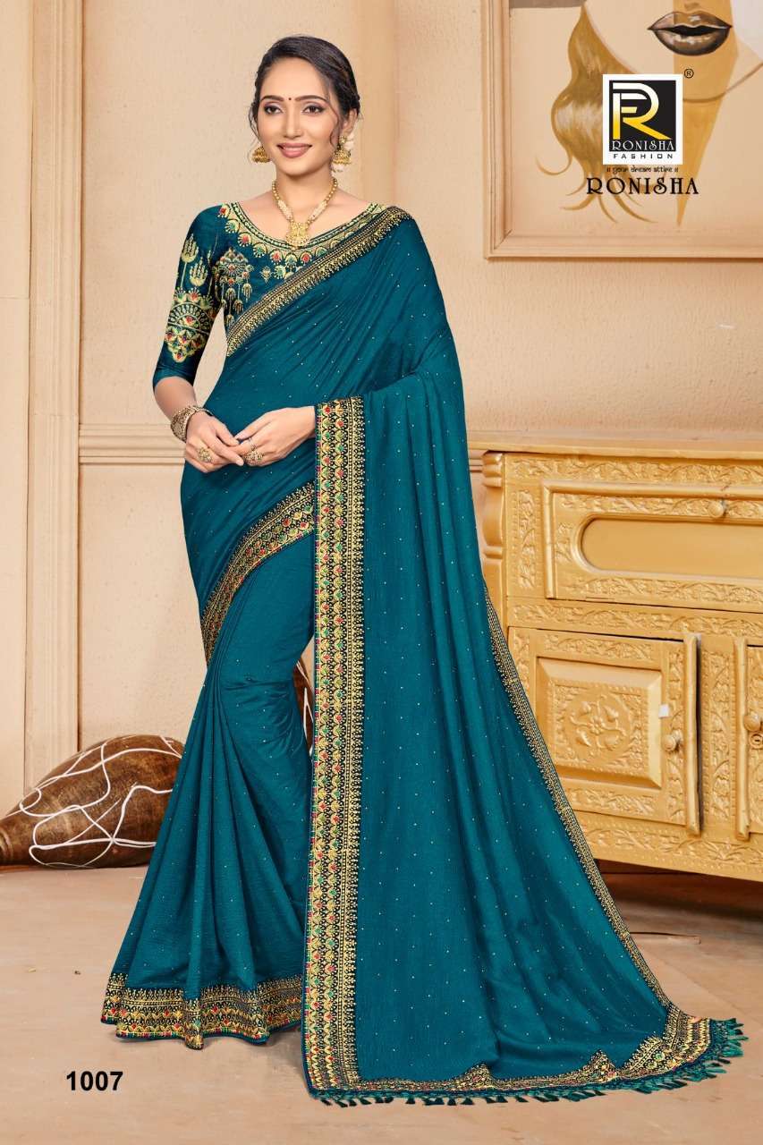 Ranjna saree Sindhuri series 1001-1008 vichitra silk saree