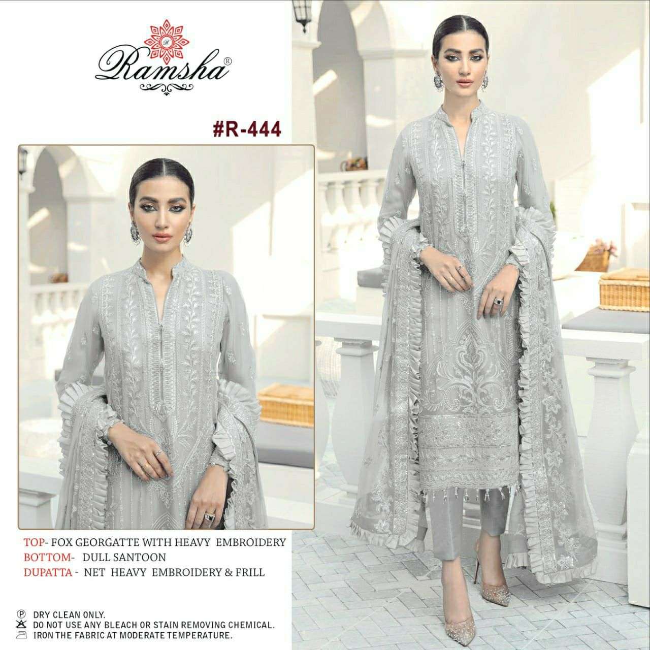 RASMSHA R-444 DESIGNER GEORGETTE SUIT 