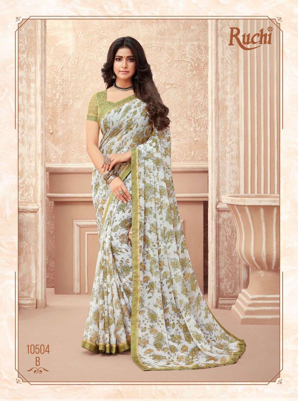 ruchi anaisha series 10501-10520 chiffon saree