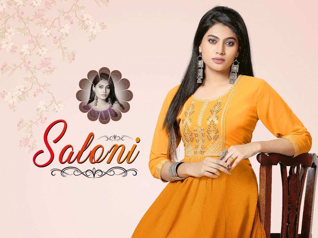 saloni vol 3 series 101-106 faux shaded kurti 