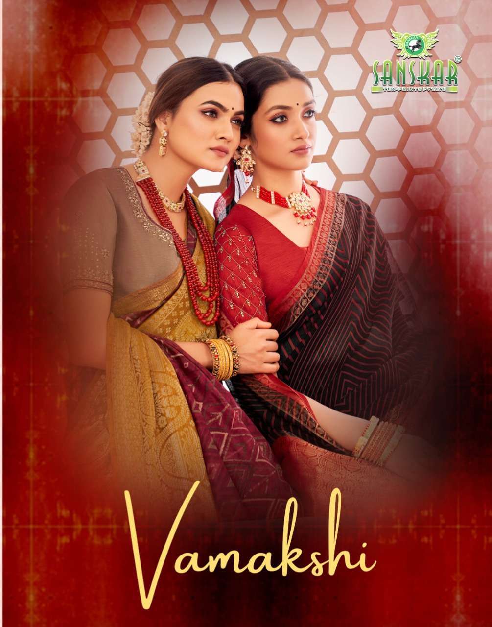 Sanskar tex vamakshi series 1001-1008 fancy silk jacquard saree