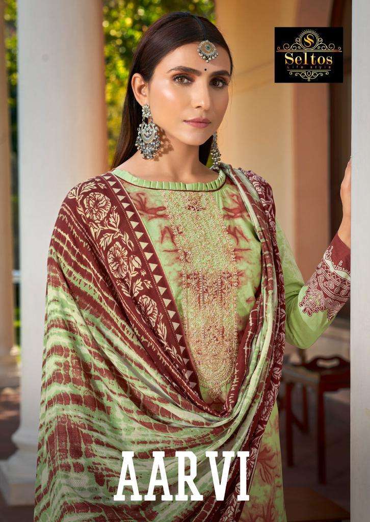 seltos aarvi series 31001-31008 pure lawn pakistani suit 