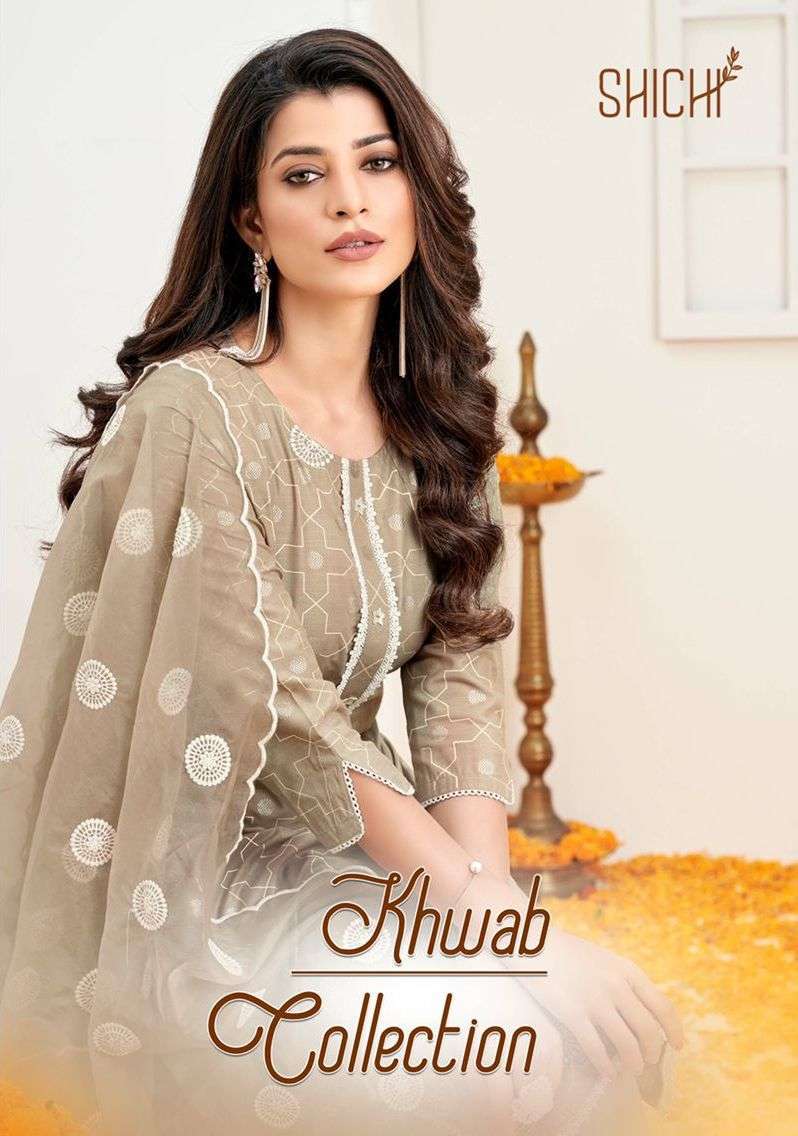 shichi khwab series 49-54 cotton blend readymade suit 