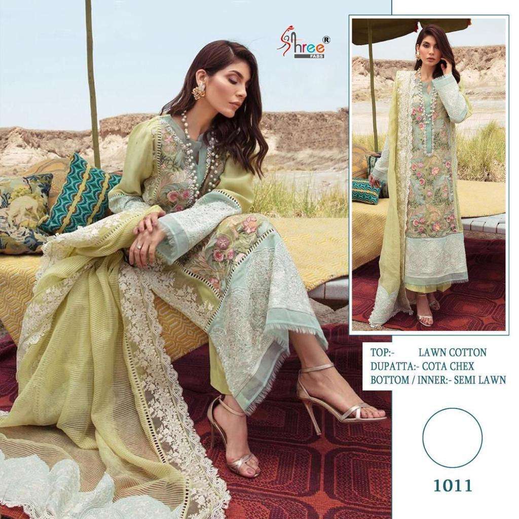 SHREE FAB 1011 DESIGNER COTTON SUIT 