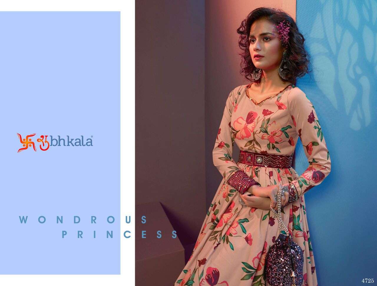 SHUBHKALA FLORY VOL-19 DESIGNER ANARKALI GOWN