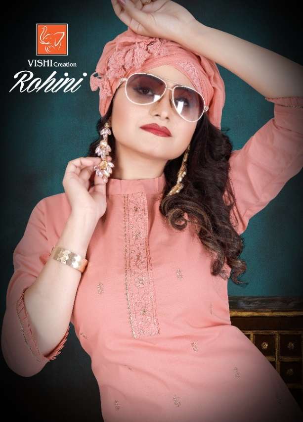 Vishi Rohini - 3 series 4001-4005 heavy cambric cotton readymade suit 