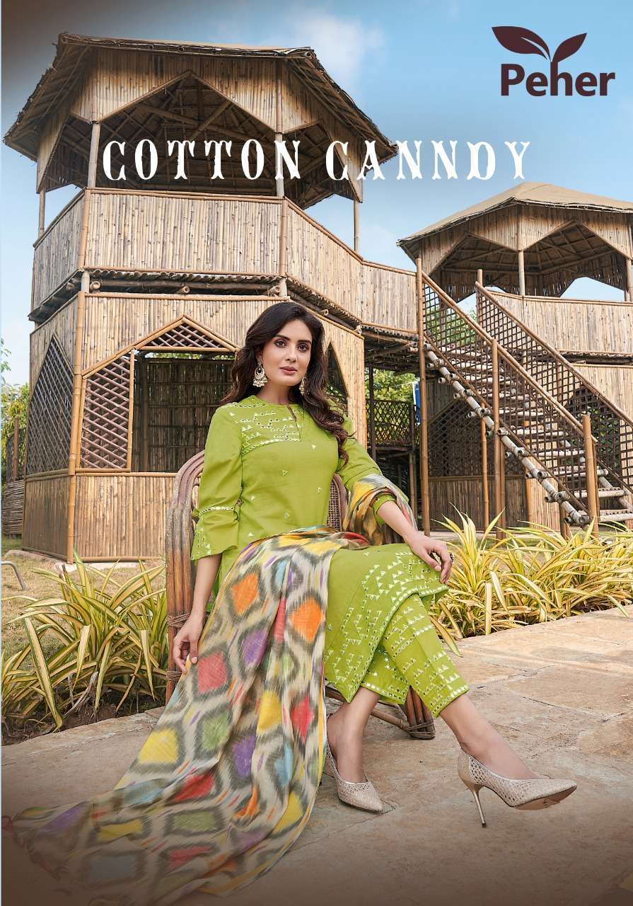 vivils cotton candy series 1001-1006 pure cotton readymade suit 