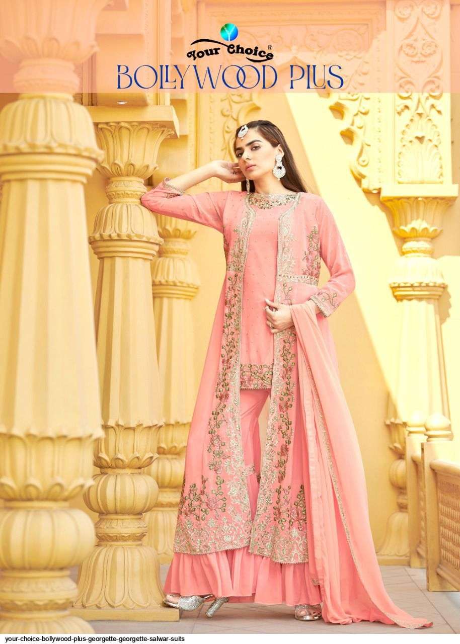 your choice bollywood plus series 4213-4217 heavy georgette suit 