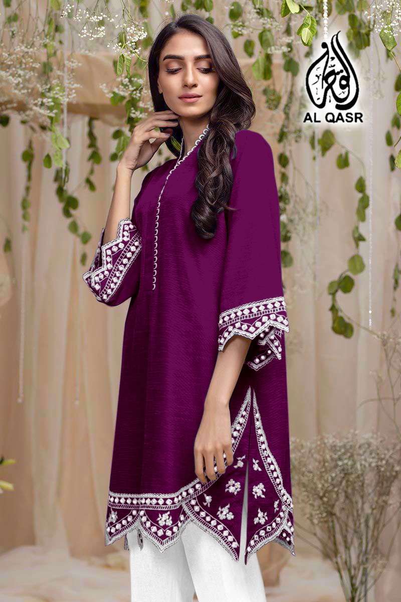 al qasr d no 1201 pure georgette fabric readymade suit