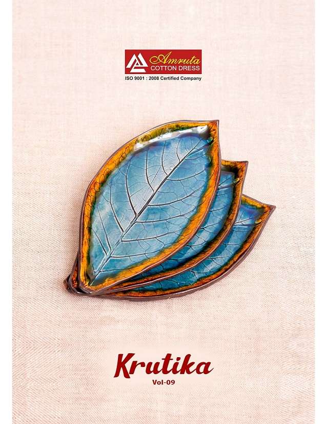 Amruta Krutika Vol-9 series 9001-9010 pure cotton suit 